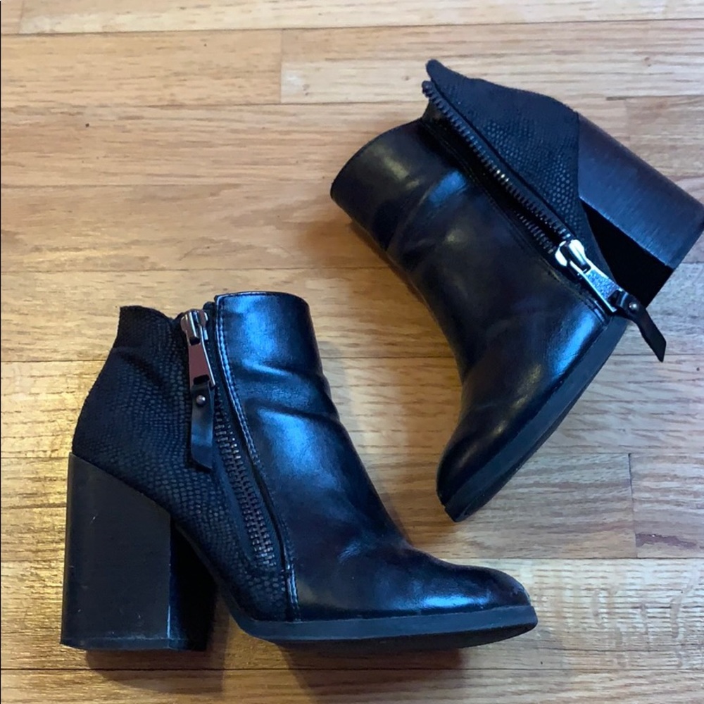 Cute black booties